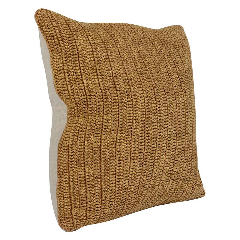 Kosas Home Marcie Knitted 22-inch Throw Pillow