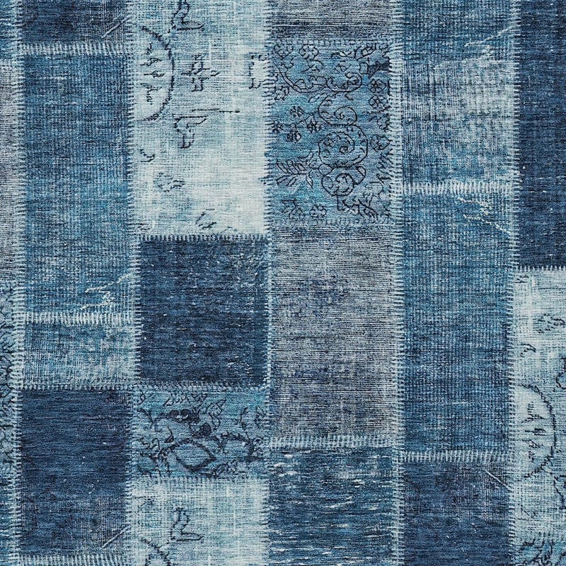 HomeRoots Patchwork Traditional Rectangle Outdoor Rug