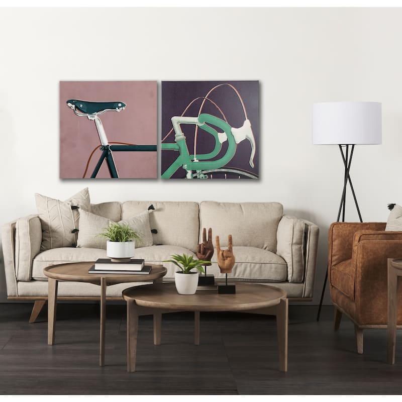 Bike Handle III (30 x 30) Canvas Art Print