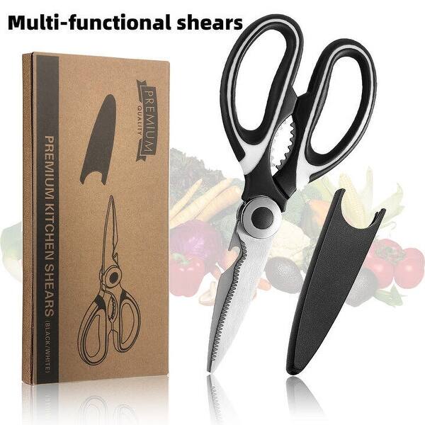 2 Pcs Heavy Duty Stainless Steel Kitchen Poultry Shears On Sale Bed