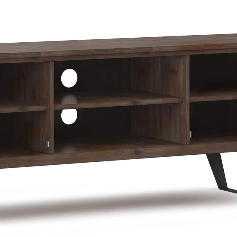 WYNDENHALL Mitchell WOOD Modern Industrial TV Media Stand For TVs