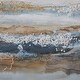 preview thumbnail 4 of 4, Blue Canvas Landscape Framed Wall Art with Gold Frame (Set of 3)
