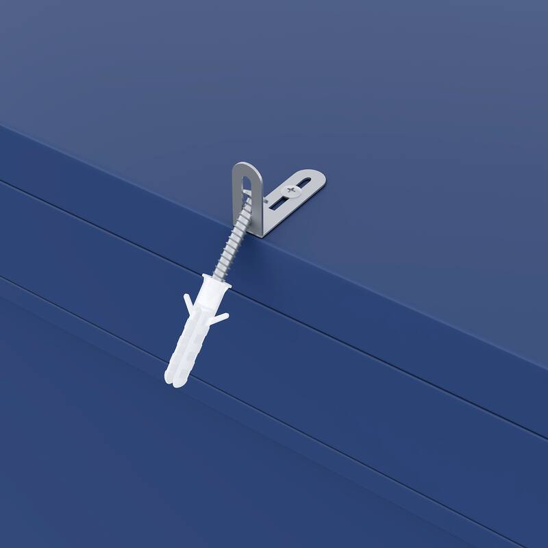 72''H Kitchen Pantry, Display Storage Cabinet with Glass Doors and Drawers, Serving Trays and Shelves