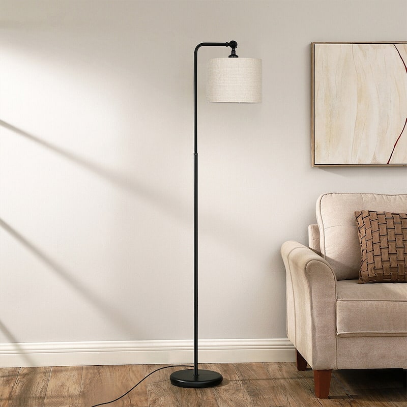 Arc Floor Lamp Farmhouse Floor Lamp with Adjustable Lampshade - 1 - Bed Bath & Beyond - 36781141