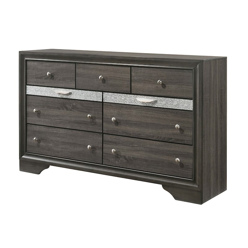 Tuxedo 9-drawer Dresser - Grey