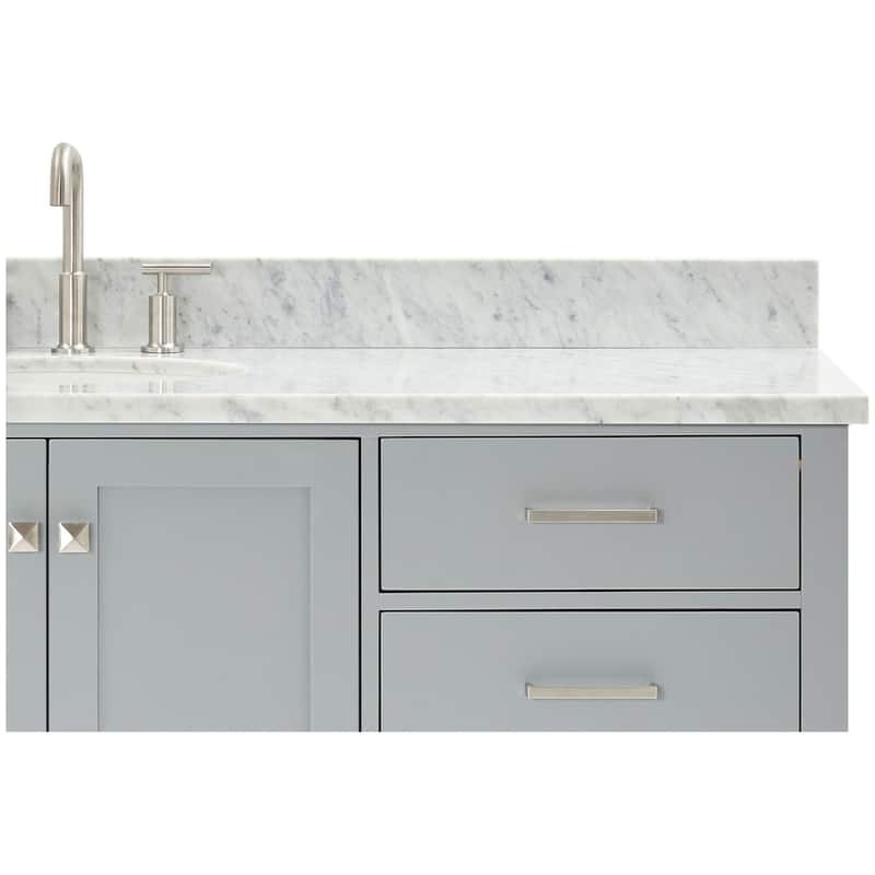 Ariel A067SCW2OVO Cambridge 67" Free Standing Single Oval Basin Vanity