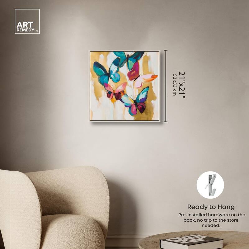 Wings in Waltz II Canvas by Art Remedy