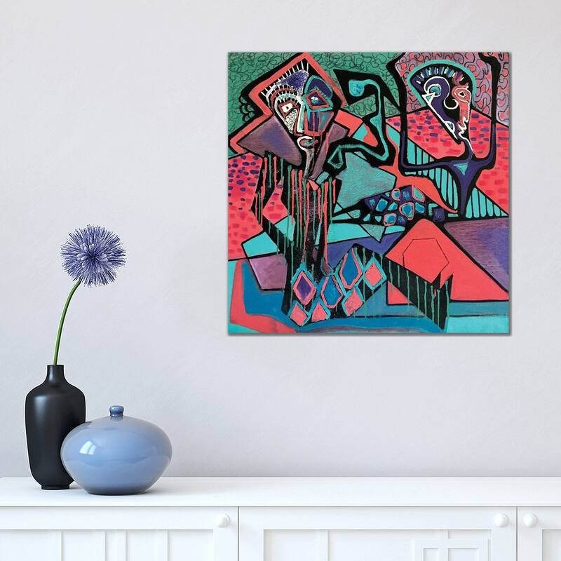 iCanvas "Expressive Abstract V" by Frantisek Florian Canvas Print - 18x18x1.5