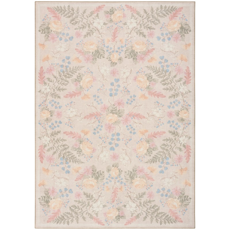 Nourison Botanical Washables Indoor only Floral Patterned Area Rug