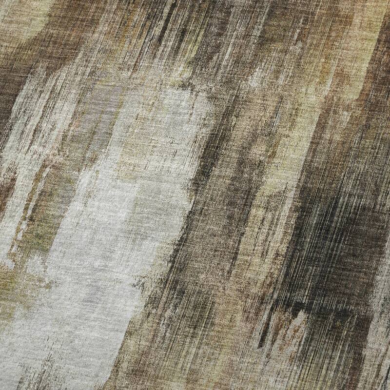 Premium Machine Washable Modern Brushstroke Sherpa Throw Blanket