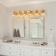 preview thumbnail 20 of 197, 2/3/4-Light Modern Bathroom Crystal Vanity Light Wall Sconces