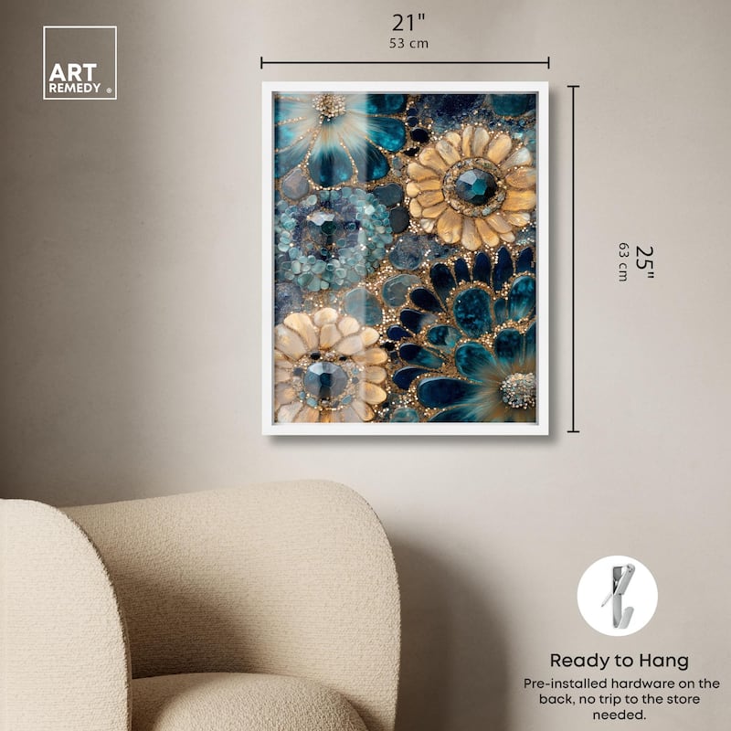Opulent Geode III Shadowbox by Art Remedy