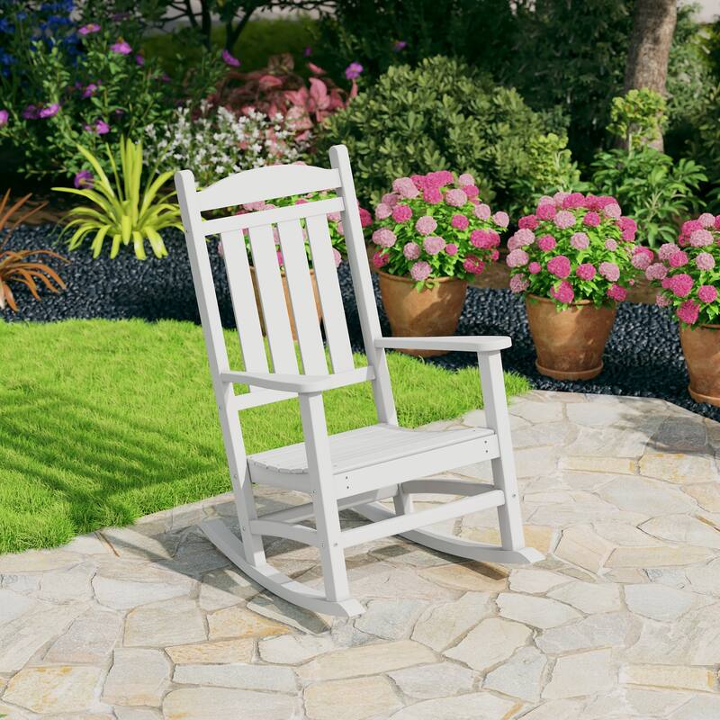 Laguna Hdpe All Weather Outdoor Patio Rocking Chair