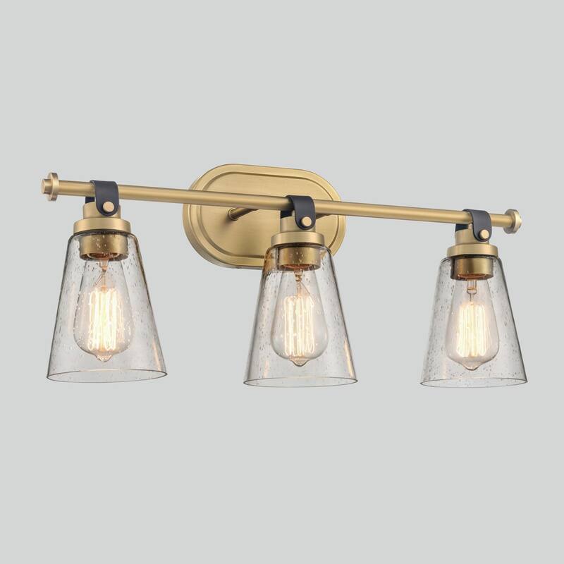Modern Vanity Light Wall Mount Sconces with Glass Shade