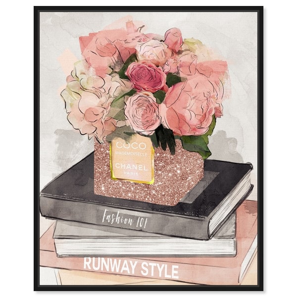 Oliver Gal 'Books and Fragrance' Fashion and Glam Wall Art Framed