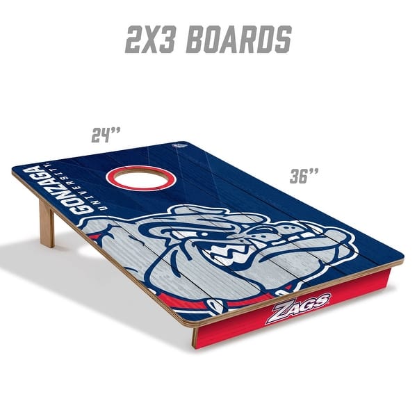 Gonzaga Bulldogs NCAA Tailgate Cornhole Board Set