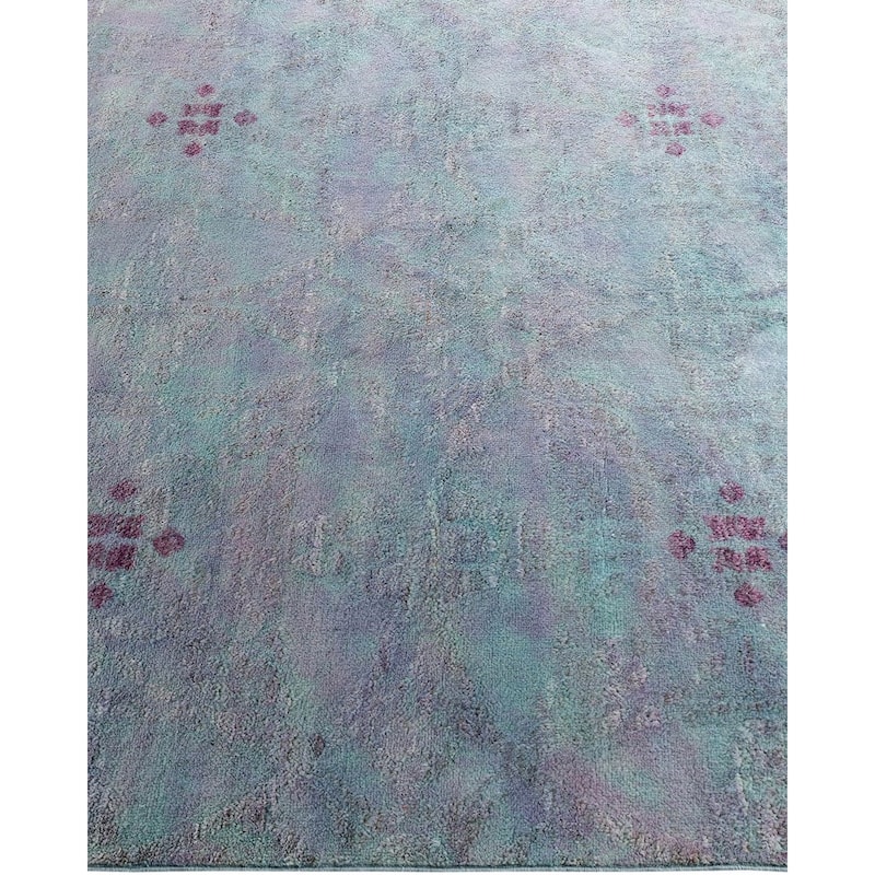 Vibrance, One-of-a-Kind Handmade Area Rug - Gray, 4' 2" x 6' 1" - 4' 2" x 6' 1"