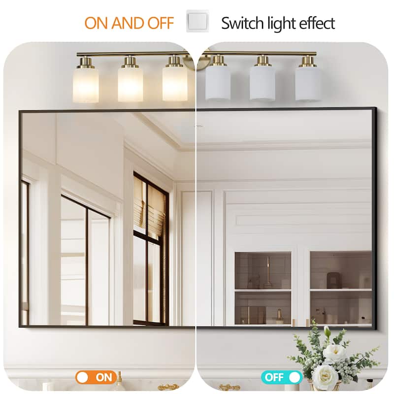 Bathroom Vanity Light 4/5/6-Light Copper Finish Fixture