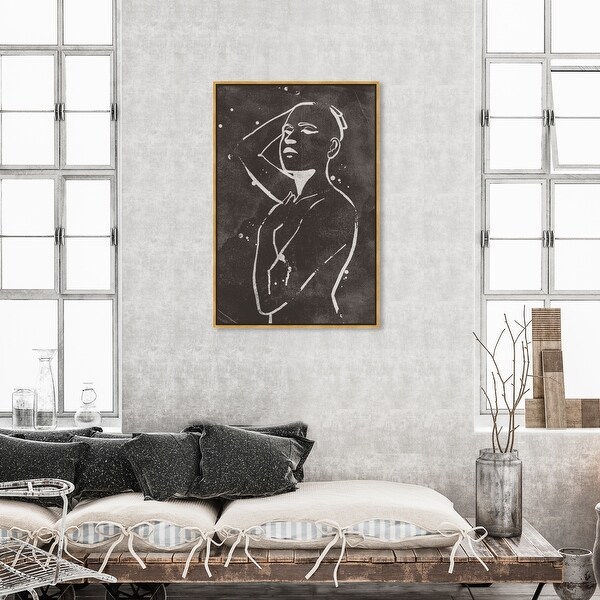 Oliver Gal 'Negative Space' People and Portraits Wall Art Framed