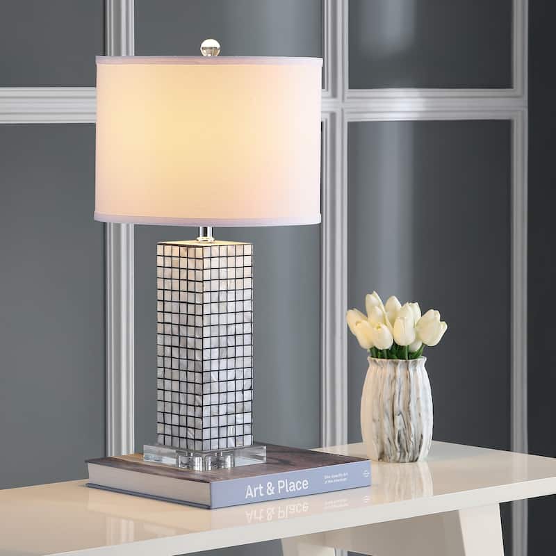 SAFAVIEH Lighting Raina 26-inch Table Lamp (Set of 2) - 13"x13"x25.5" - 13Wx13Dx26H