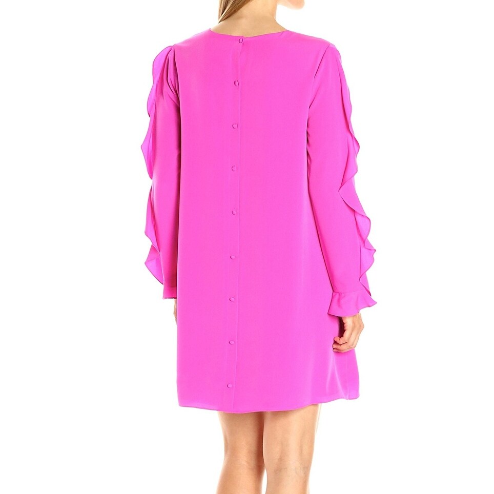 hot magenta dress