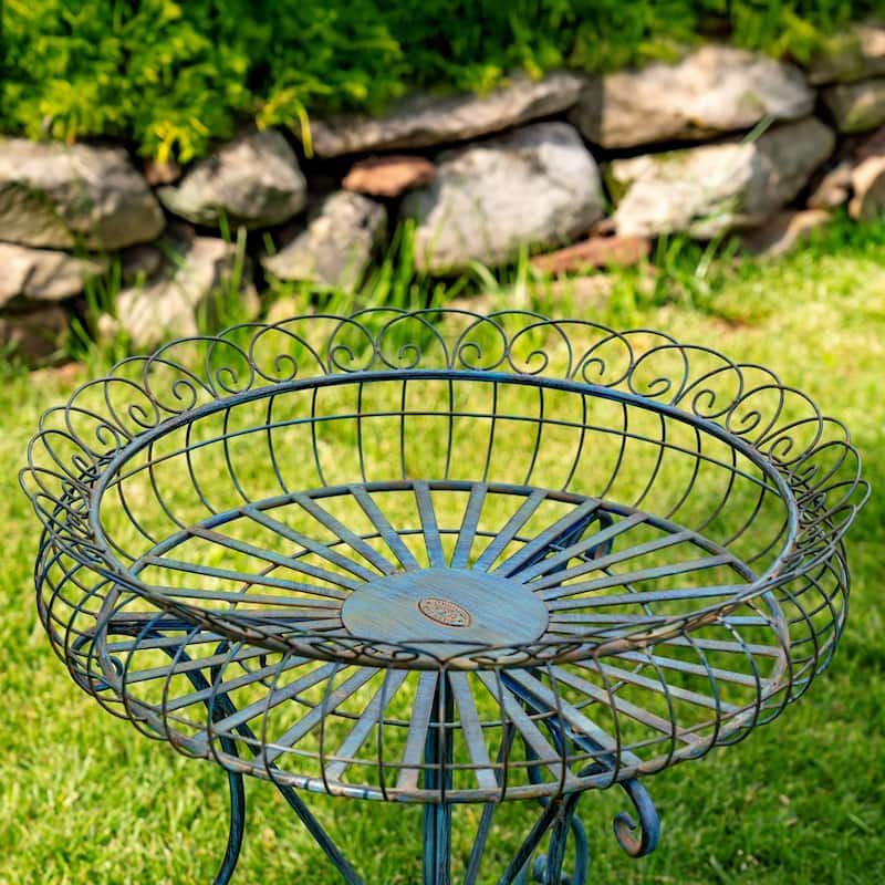 Set of 3 Round Plant Stands with Baskets "Copenhagen 1843"