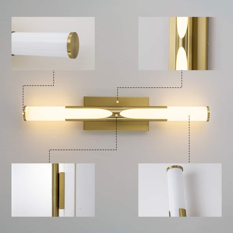 Modern Dimmable LED Wall Sconce Bathroom Vanity Light