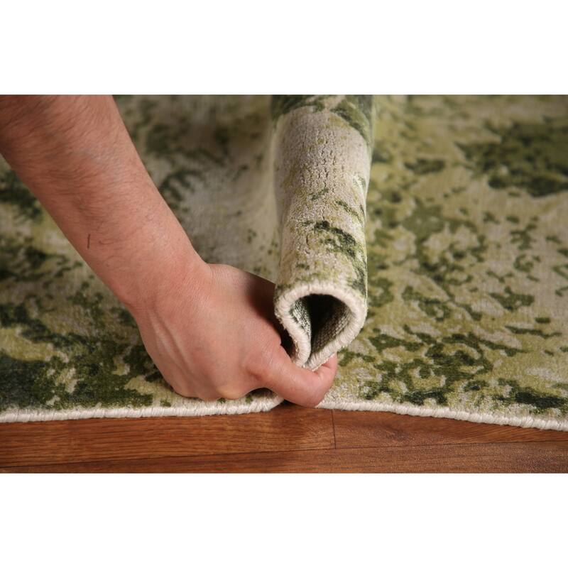 Modern / Abstract Rug Hand-Knotted Wool Carpet - 4'8"x 6'6"