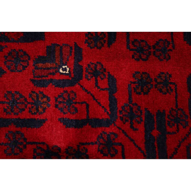 ECARPETGALLERY Hand-knotted Finest Khal Mohammadi Red Wool Rug - 6'8 x 10'2