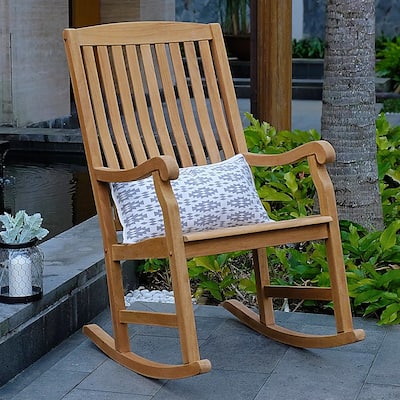 Cambridge Casual Sherwood Teak Outdoor Rocking Chair