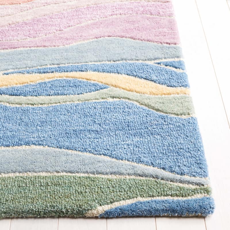 SAFAVIEH Handmade Rodeo Drive Bjarndis Mid-Century Modern Wool Rug