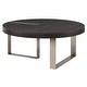 preview thumbnail 4 of 2, Uttermost Converge 42" Round Industrial Modern Coffee Table