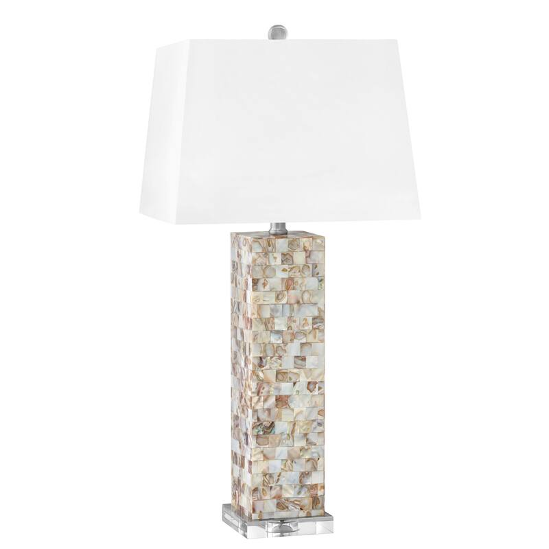 Perla 31 inch Mother of Pearl Mosaic Table Lamp - Set of 1