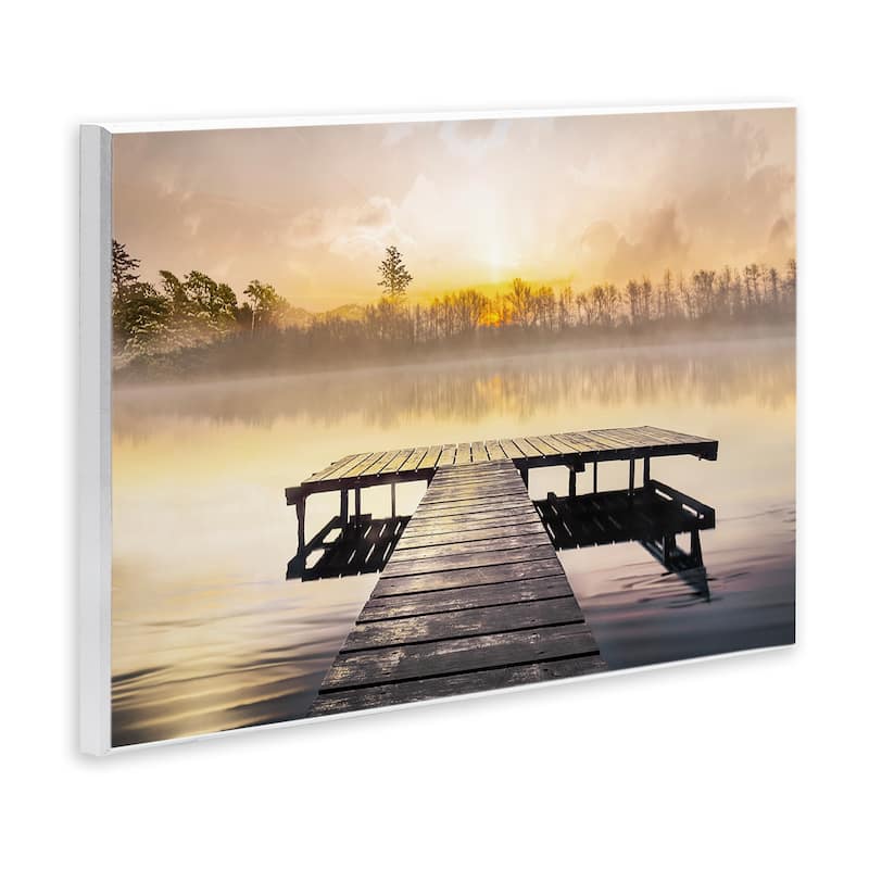 Stupell Summer Sunrise Dock Wall Plaque Art Design By Mike Calascibetta