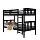 preview thumbnail 16 of 44, Clayfell Ames Twin Over Twin Solid Wood Bunk Bed Frame, Convertible, Sturdy Guardrails, Easy Assembly
