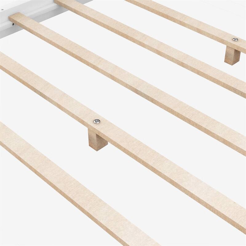 Merax Canopy Platform Bed with Support Legs
