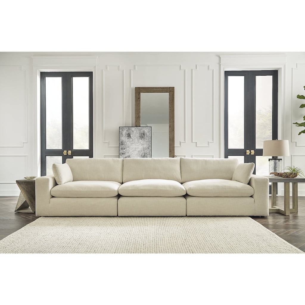 Signature Design by Ashley Elyza White 3-Piece Sectional Sofa - 144" W x 42" D x 36" H