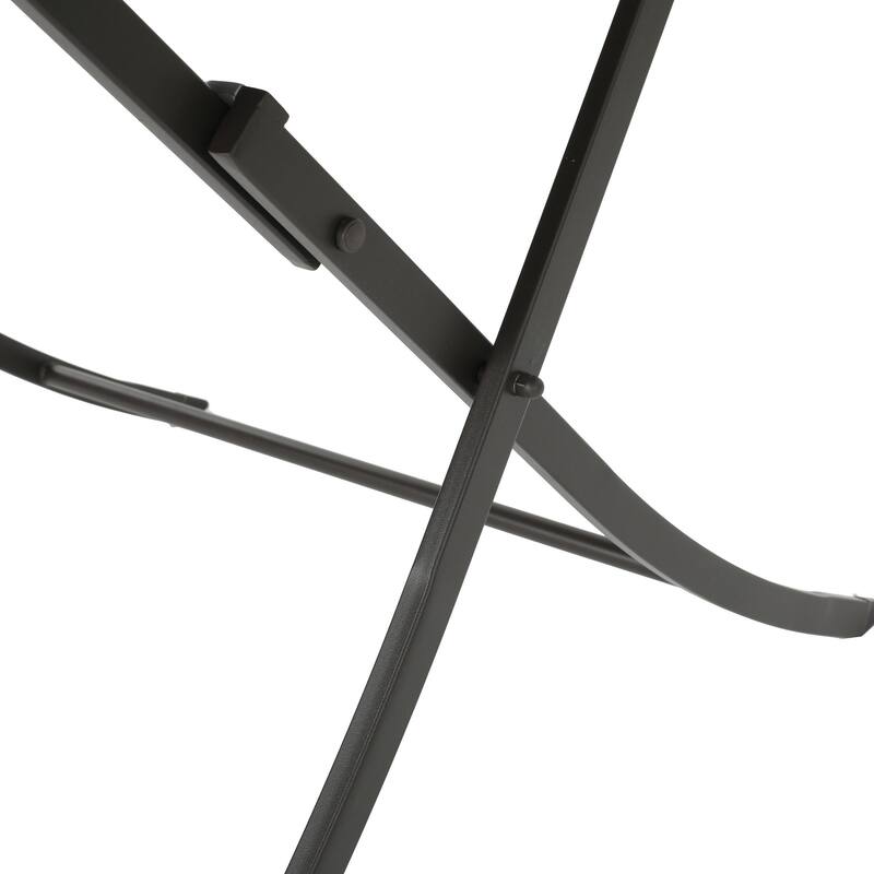 Rai Outdoor 5-Piece Round Foldable Wicker Dining Set with Umbrella Hole by Christopher Knight Home