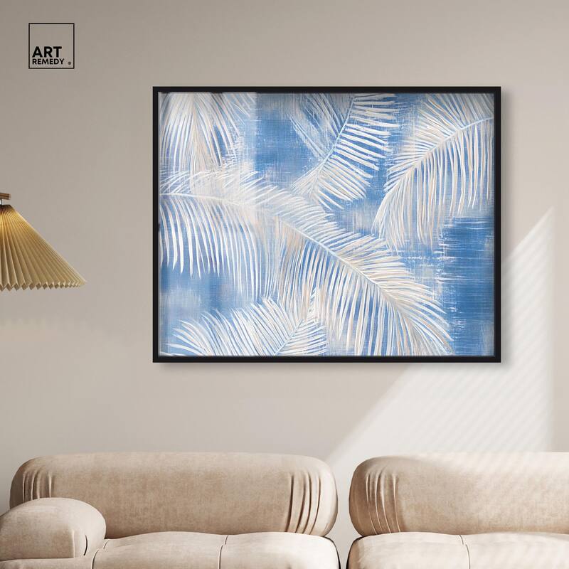 Sky Palm Silhouettes Shadowbox by Art Remedy