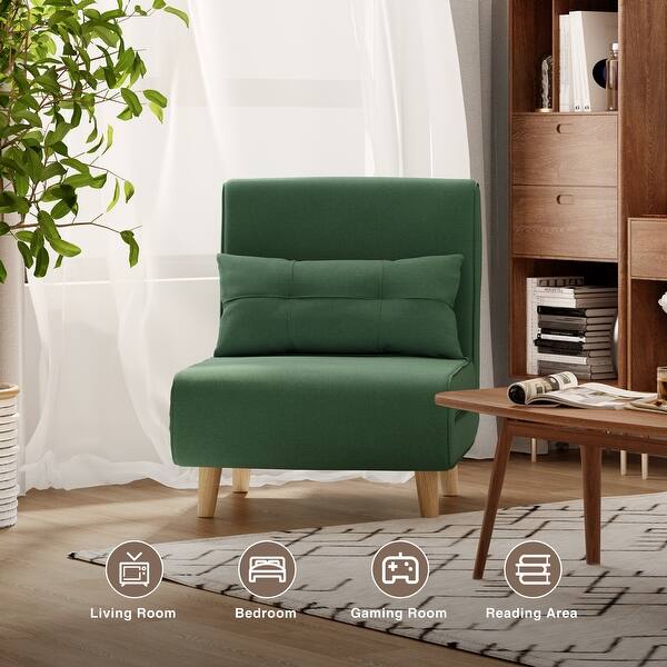 Lounge Sofa Bed Velvet Chaise Lounge Chair With Storage