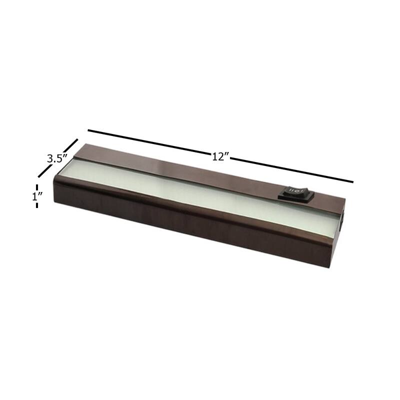 Amax Lighting 5W LED undercabinet in White Finish