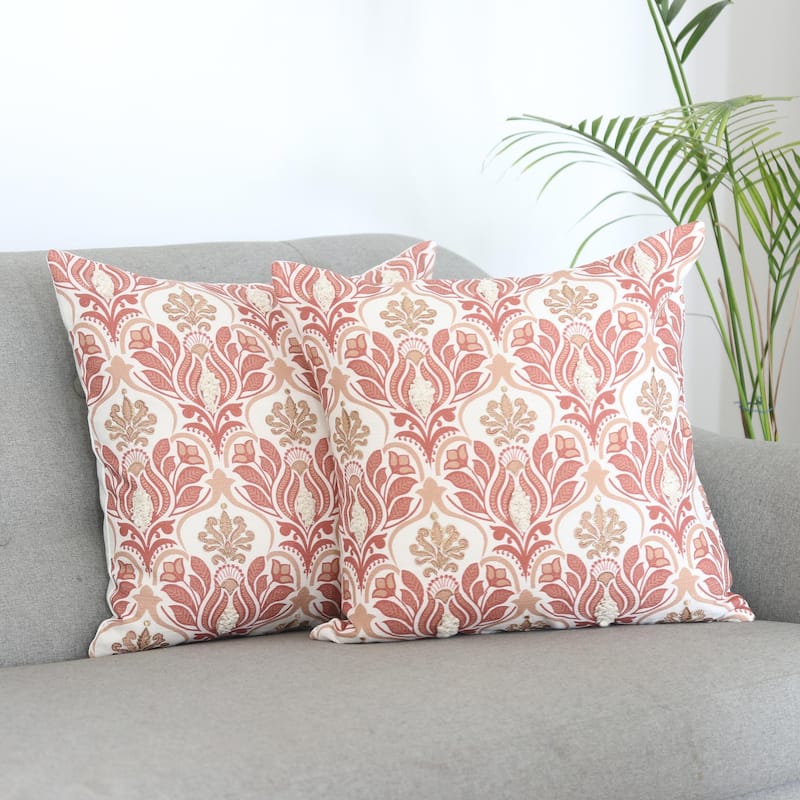 Novica Handmade Place In The Sun Embroidered Cotton Cushion Covers (Pair)