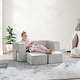 preview thumbnail 7 of 8, Kids Couch Modular Loveseat Children Furniture for Playroom