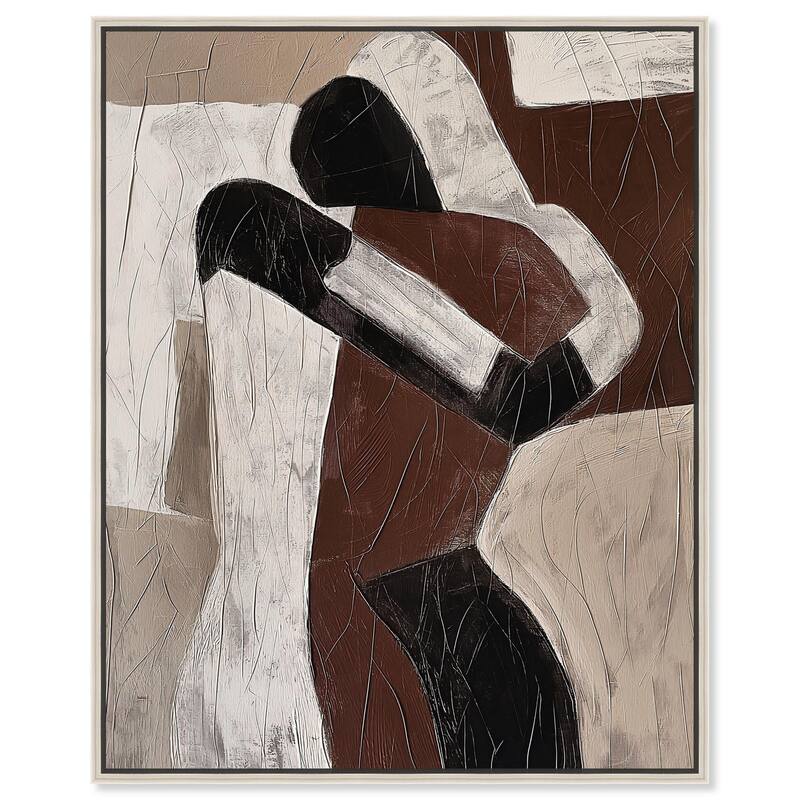 Inextricable II Canvas by Art Remedy - Silver - 24" x 30"