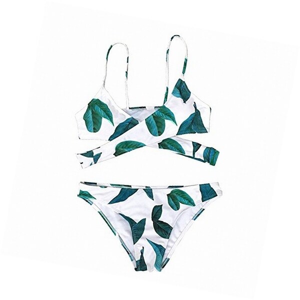 cupshe leaf bikini