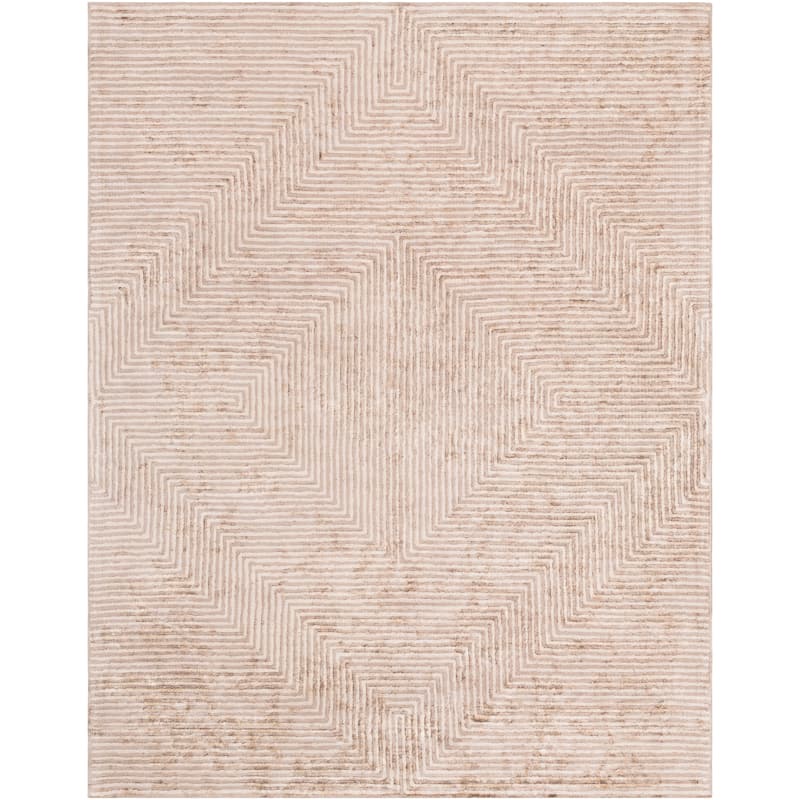 Fazeley Handmade Geometric Viscose Area Rug
