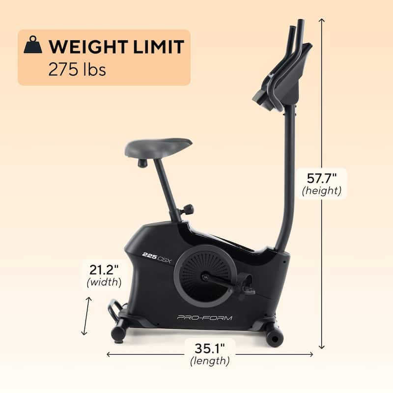 ProForm 225 CSX Bike for Your Most Comfortable Ride