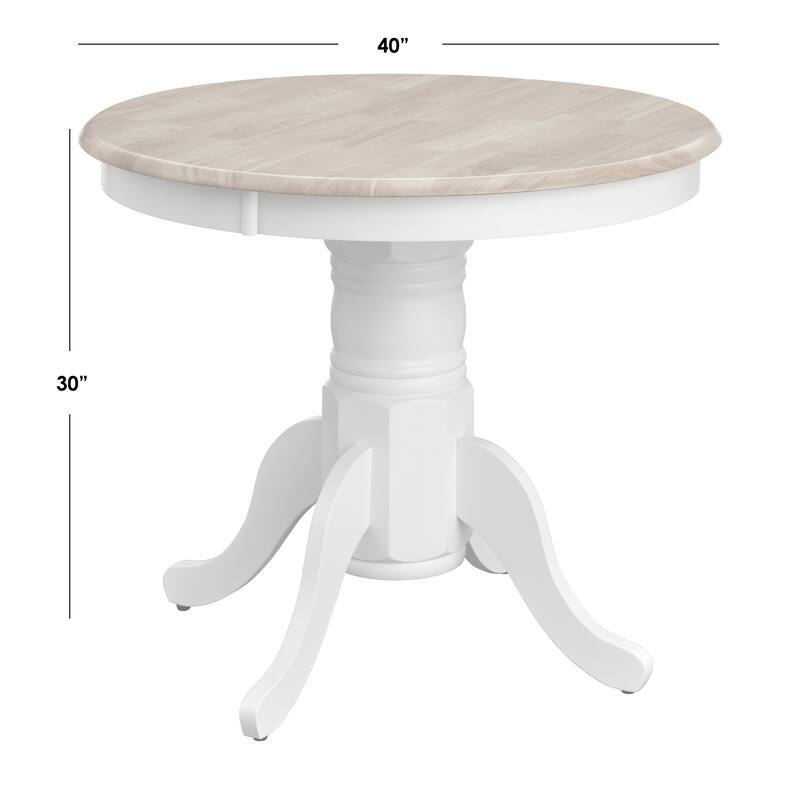 Simple Living Lancaster 3-Piece Solid Wood Dining Set