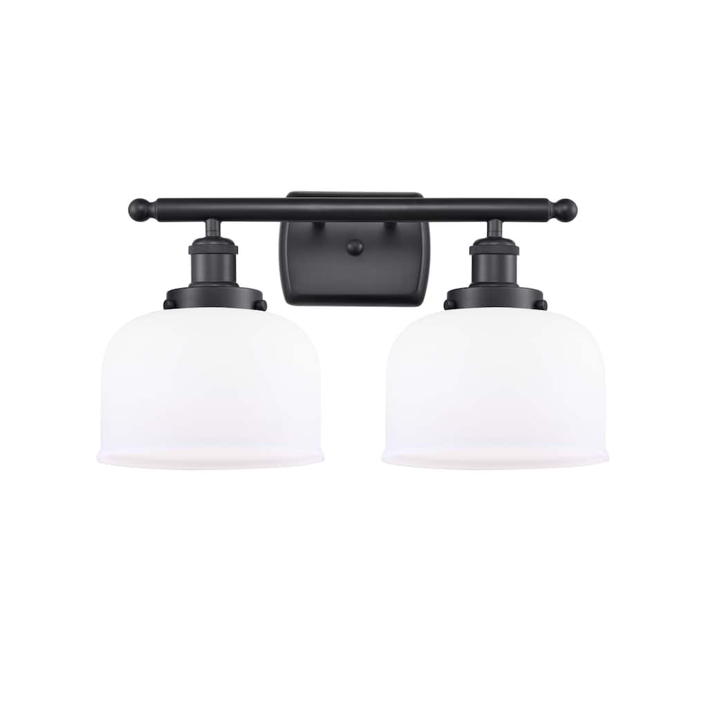 Innovations Lighting Large Bell 2 Light 16" Wide Vanity Light