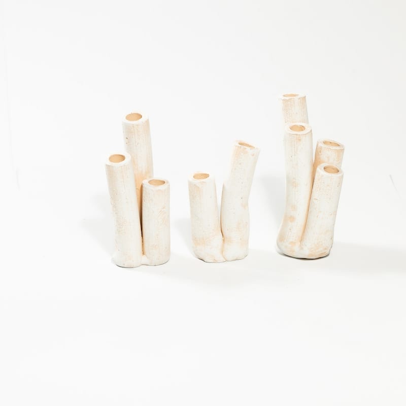 Small Coral Planter - 15" - Cream